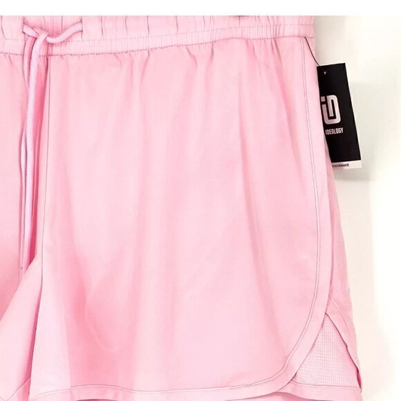 ID Ideology Women's Drawstring Running Shorts- Pink Shorts Heart Pink Size 2XL - Picture 4 of 13